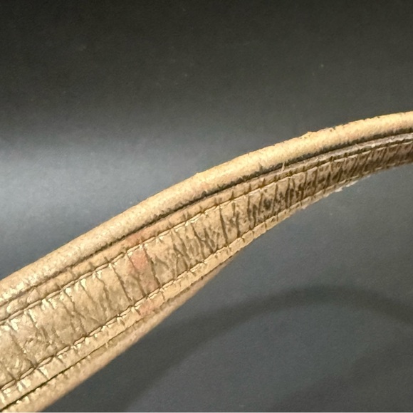 COACH 18980 Poppy Metallic Signature Canvas Push Lock Front Pocket Shoulder Bag - Picture 16 of 16